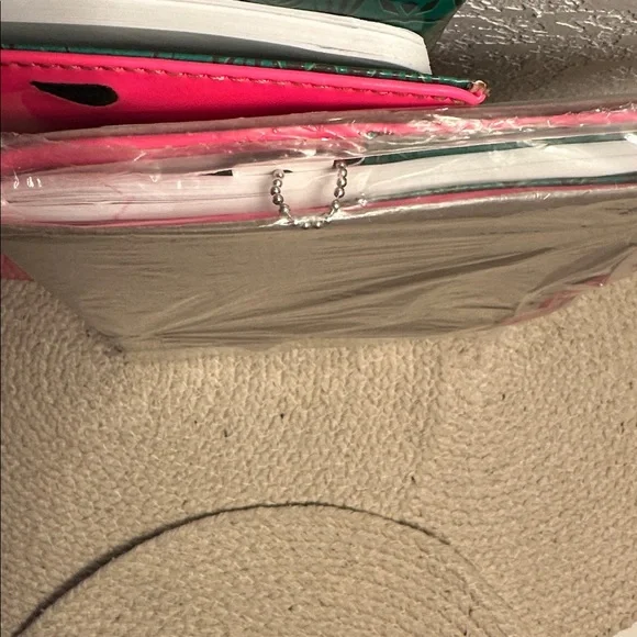 Consuela (Joan) Vibrant Pink Cover with Monogrammed Black Heart Accents - Picture 6 of 7